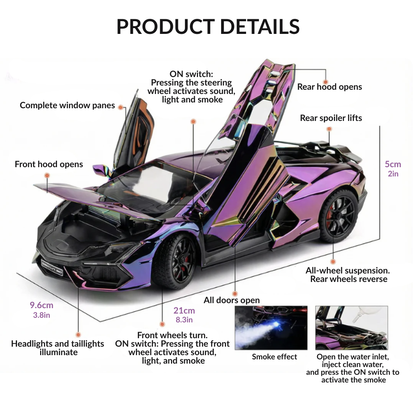 Lamborghini 1:24 Real Steam