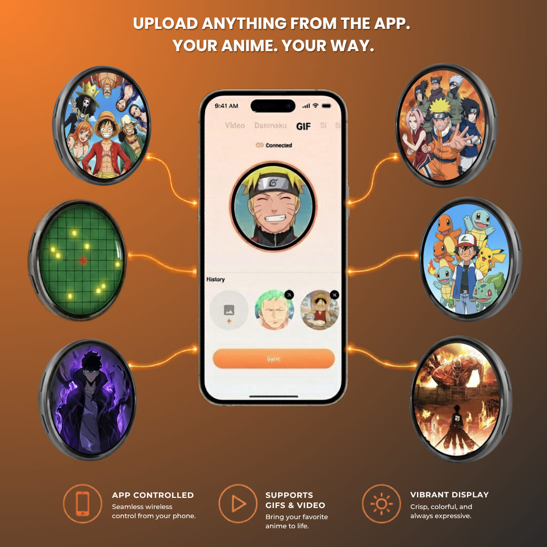 Live Anime Pin