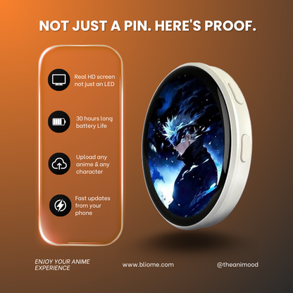 Live Anime Pin