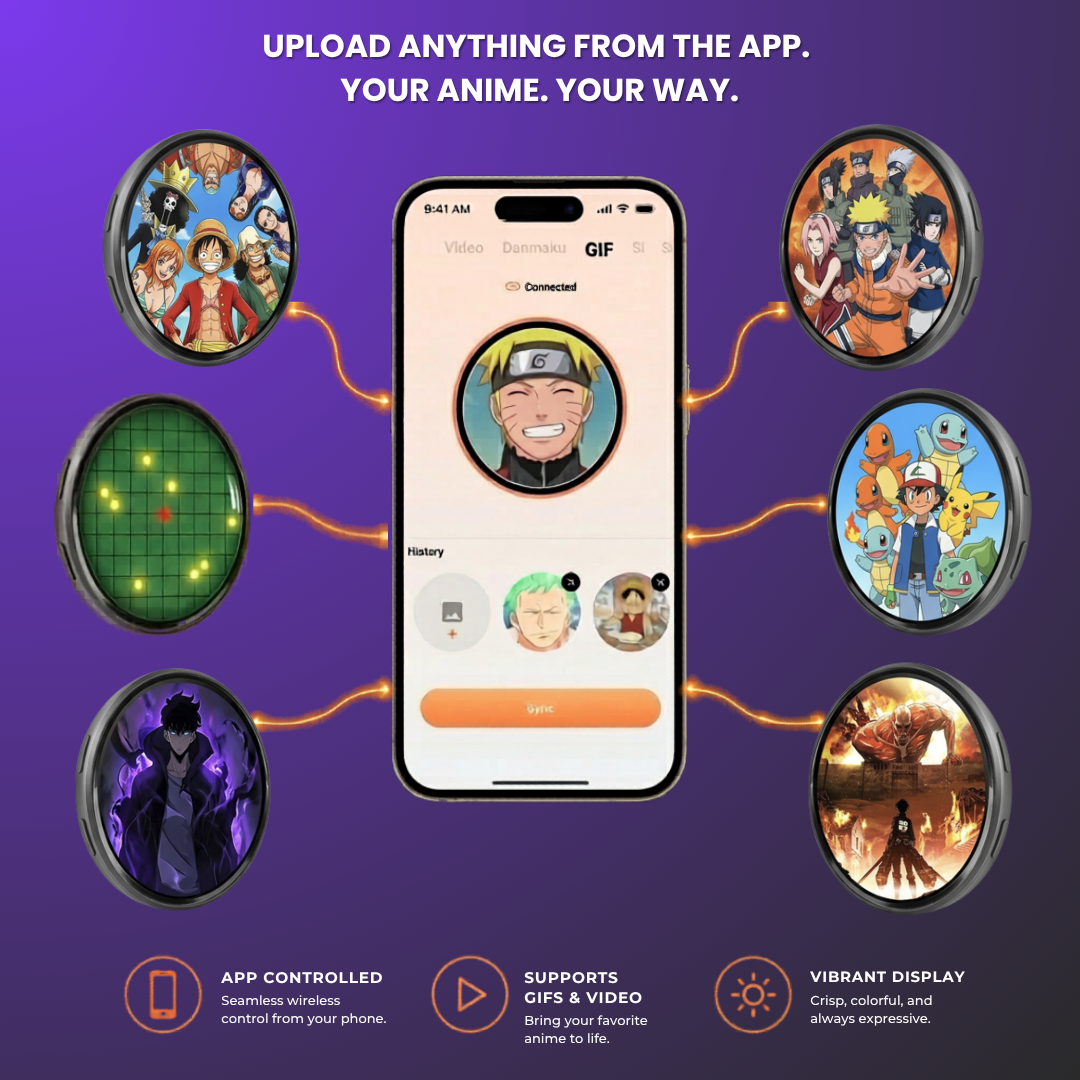 Animood™ The pin that plays your Anime