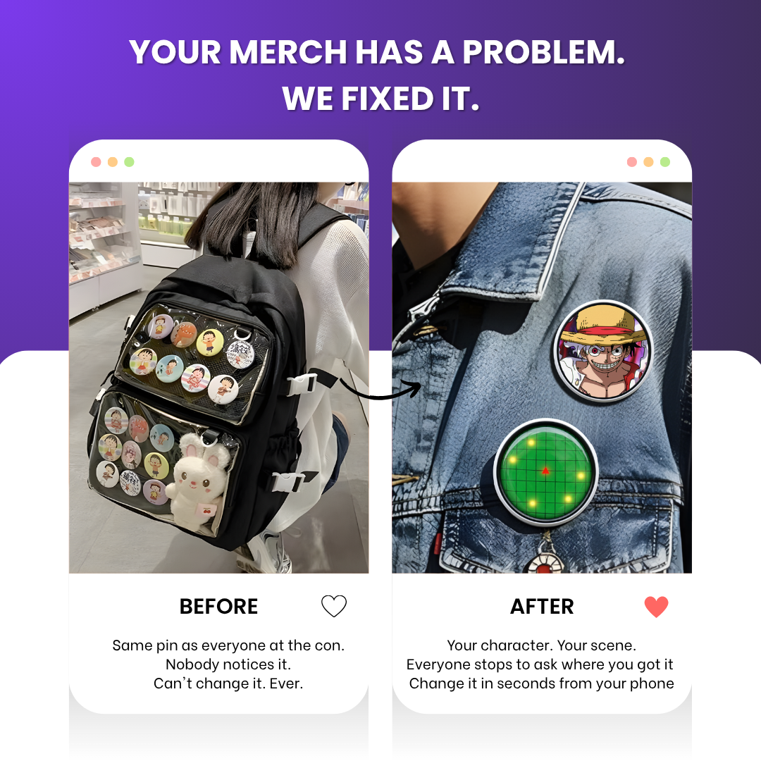 Animood™ The pin that plays your Anime